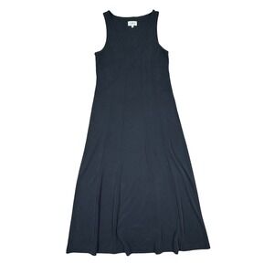 slim fit dress slacks Sleeveless Cotton Tee Dress — Pale Grey Mélange – La Garçonne main image 1